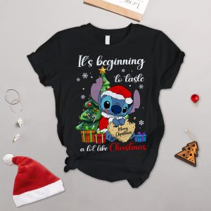 It’s Beginning To Taste A Lot Like Christmas Stitch Ugly Christmas Pajamas Set
