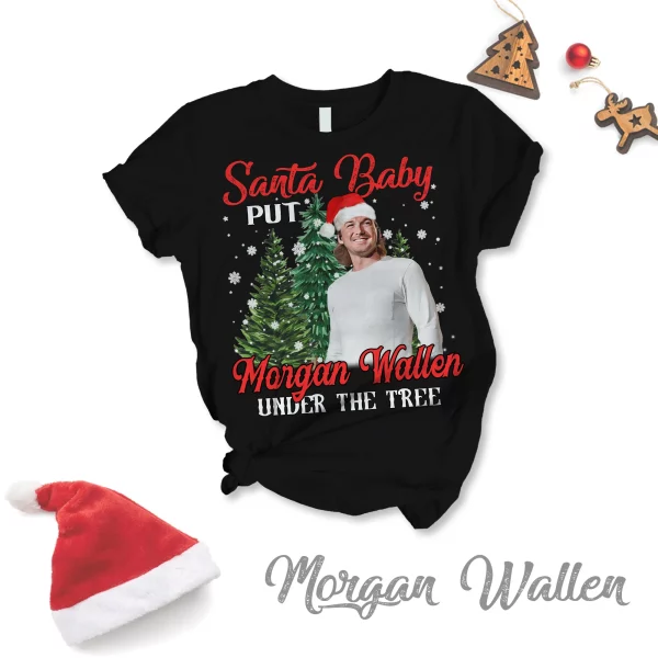 Santa Baby Put Morgan Wallen Under The Tree Pajamas Set