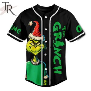 This Is Me Being Jolly The Grinch Custom Baseball Jersey