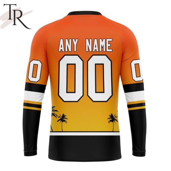 NHL Anaheim Ducks Personalize New Gradient Series Concept Hoodie