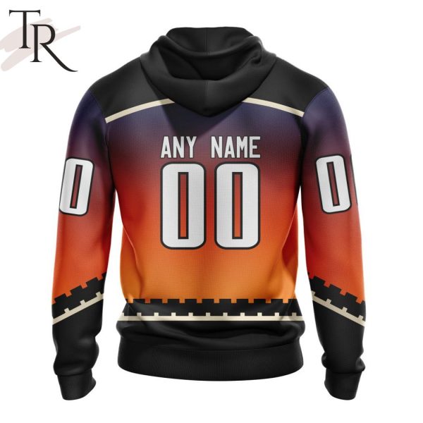 NHL Arizona Coyotes Personalize New Gradient Series Concept Hoodie