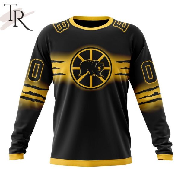 NHL Boston Bruins Personalize New Gradient Series Concept Hoodie