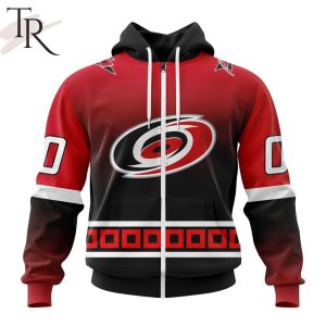 NHL Carolina Hurricanes Personalize New Gradient Series Concept Hoodie