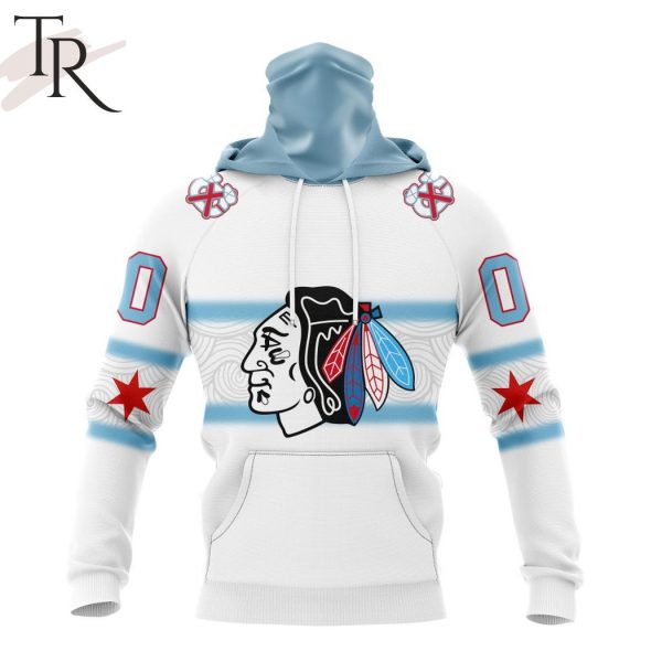 NHL Chicago Blackhawks Personalize New Gradient Series Concept Hoodie