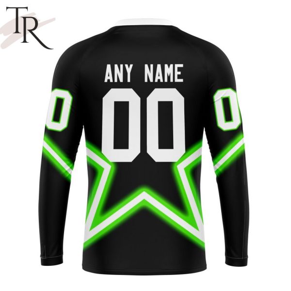 NHL Dallas Stars Personalize New Gradient Series Concept Hoodie