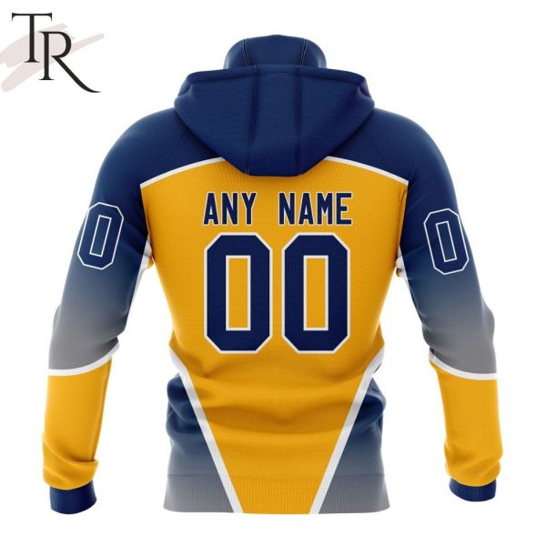 NHL Nashville Predators Personalize New Gradient Series Concept Hoodie