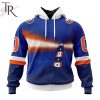 NHL New York Rangers Personalize New Gradient Series Concept Hoodie