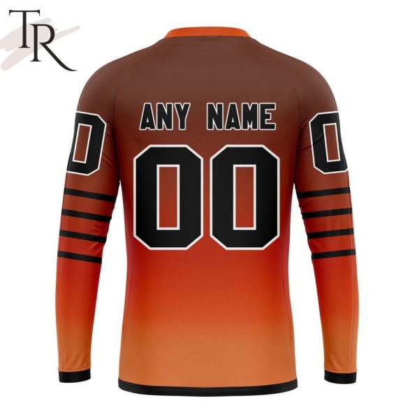 NHL Philadelphia Flyers Personalize New Gradient Series Concept Hoodie