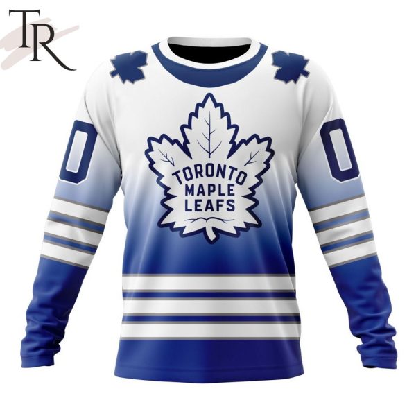 NHL Toronto Maple Leafs Personalize New Gradient Series Concept Hoodie