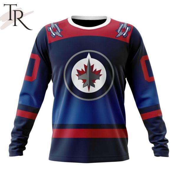 NHL Winnipeg Jets Personalize New Gradient Series Concept Hoodie