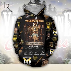Yellowstone 5th Anniversary 2018 – 2023 Ride For The Brand 3D Unisex Hoodie