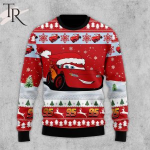 Car 95 McQueen Ugly Christmas Sweater