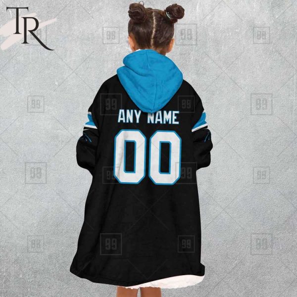 Personalized NFL Carolina Panthers Home Jersey Blanket Hoodie