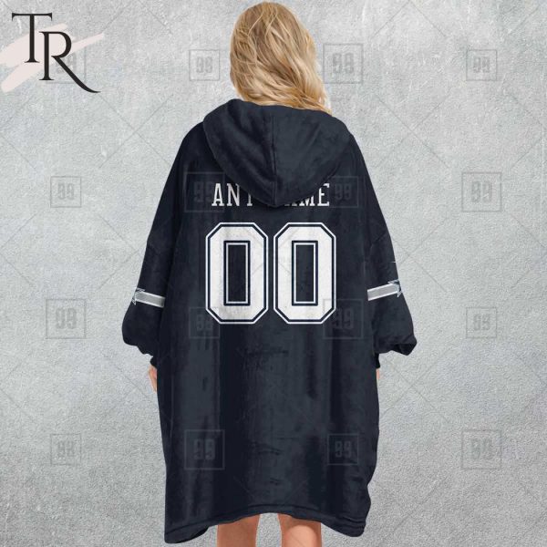 Personalized NFL Dallas Cowboys Home Jersey Blanket Hoodie