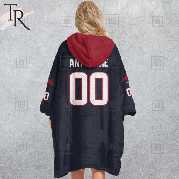 Personalized NFL Houston Texans Home Jersey Blanket Hoodie