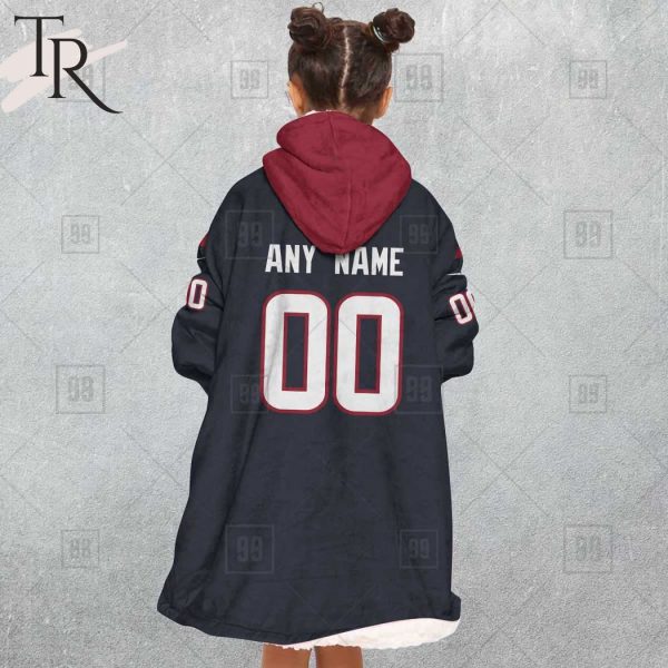 Personalized NFL Houston Texans Home Jersey Blanket Hoodie