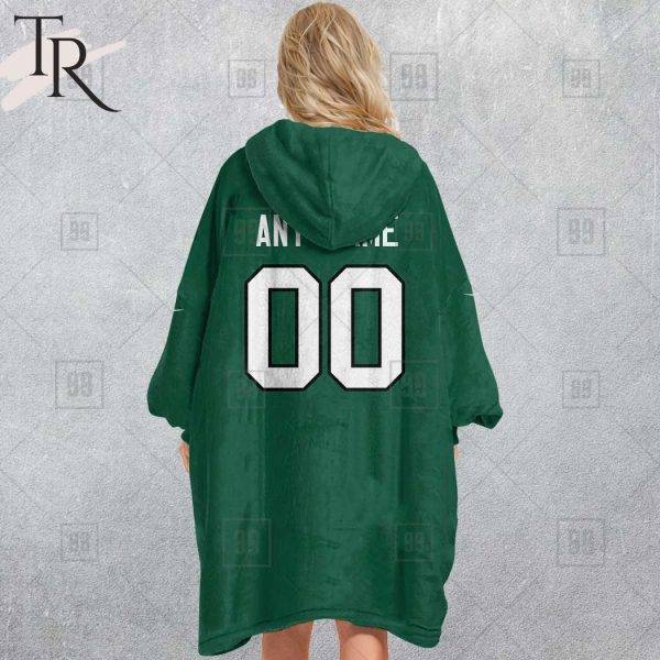Personalized NFL New York Jets Home Jersey Blanket Hoodie