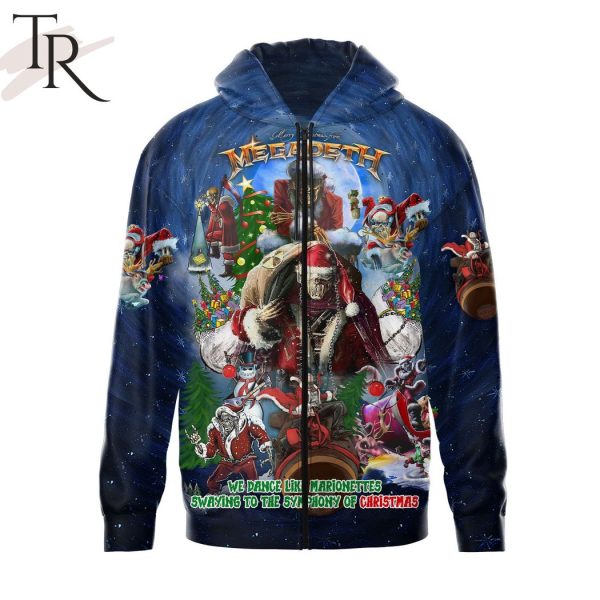 Megadeth We Dance Like Marionettes Swaying To The Symphony Of Christmas 3D Hoodie