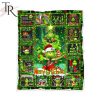 Snoopy I Only Roll With The Chiefs Merry Chiefs Christmas Fleece Blanket