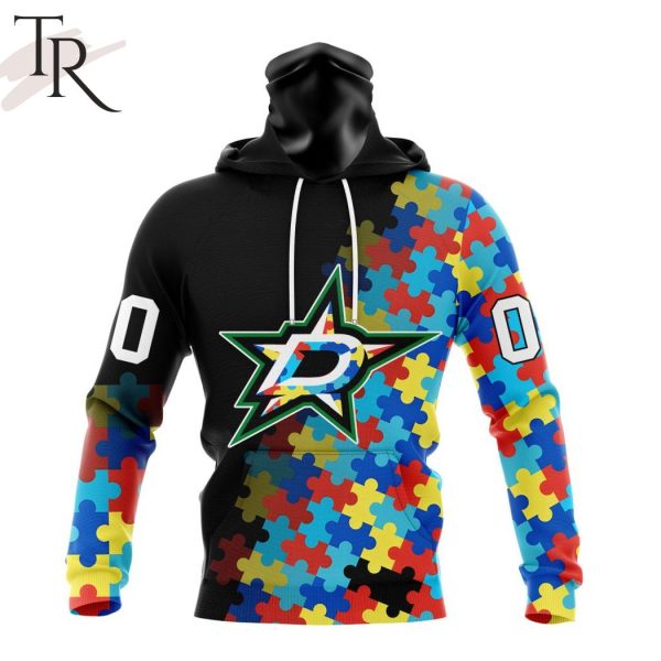 NHL Dallas Stars Special Black Autism Awareness Design Hoodie