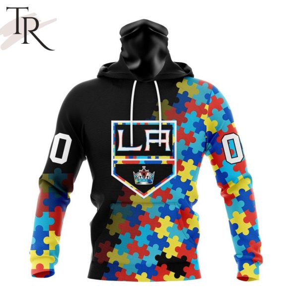 NHL Los Angeles Kings Special Black Autism Awareness Design Hoodie