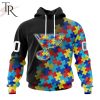 NHL Seattle Kraken Special Black Autism Awareness Design Hoodie