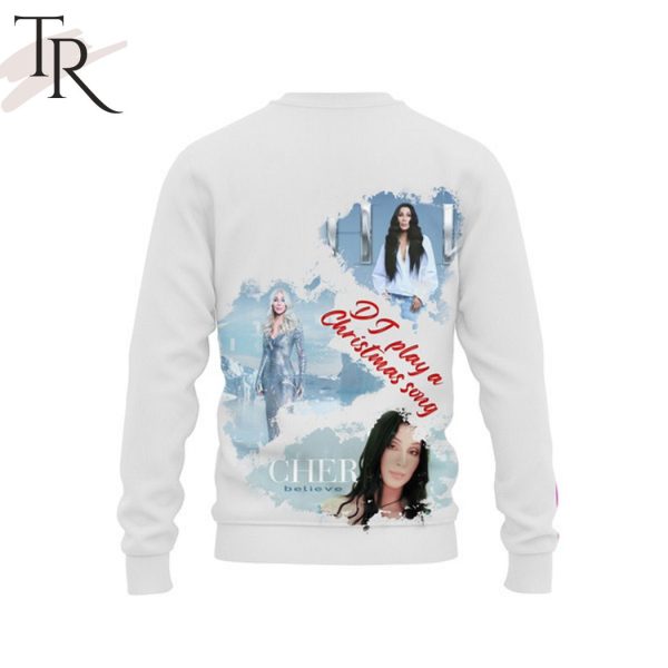Cher – DJ Play a Christmas Song Ugly Sweater