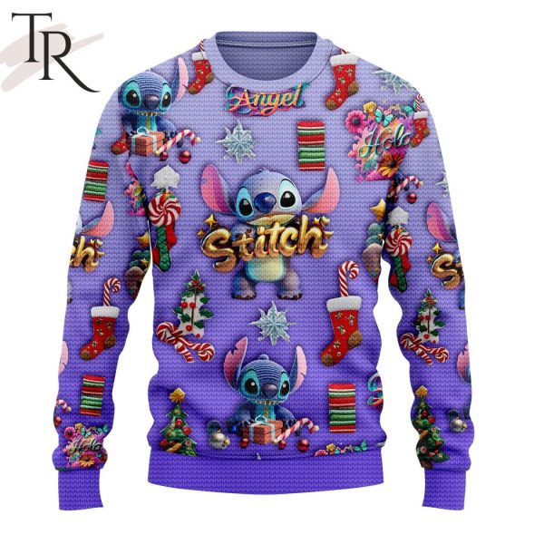 Lilo & Stitch Angel Ugly Christmas Sweater