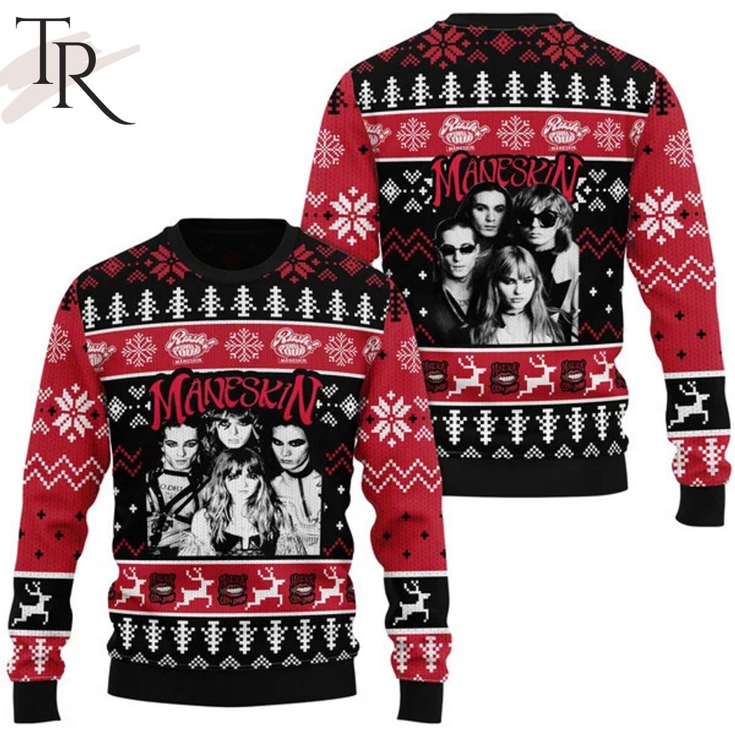 Maneskin Rock Band Ugly Christmas Sweater - Torunstyle