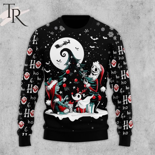 The Nightmare Before Christmas HO HO HO Ugly Sweater