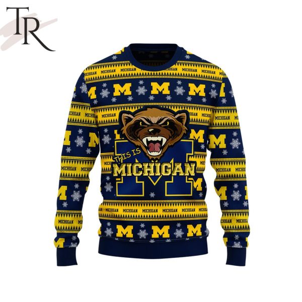 This Is Michigan Wolverines Ugly Christmas Sweater