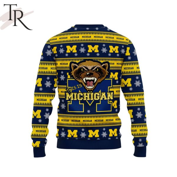 This Is Michigan Wolverines Ugly Christmas Sweater