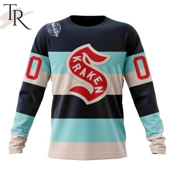 NHL Seattle Kraken 2024 Winter Classic Customized Kits Hoodie