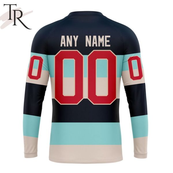 NHL Seattle Kraken 2024 Winter Classic Customized Kits Hoodie