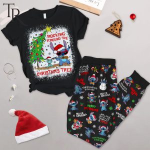Rocking Around The Christmas Tree Merry Stitchmas Stitch Pajamas Set