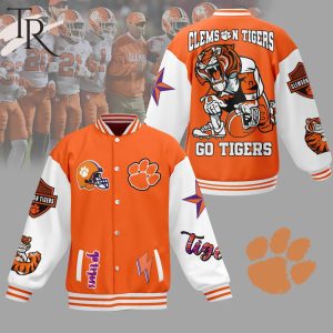 Clemson Tigers Go Tiger Baseball Jacket