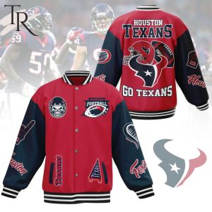 Houston Football Houston Texans Go Texans Baseball Jacket