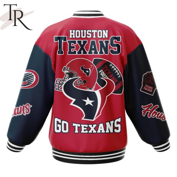 Houston Football Houston Texans Go Texans Baseball Jacket