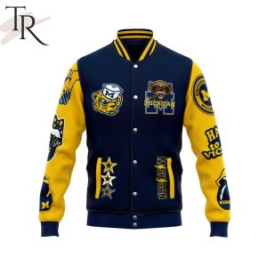 This Is Michigan Go Blue Hail To The Victors Baseball Jacket