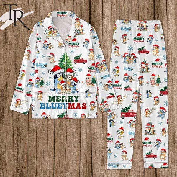 Merry Christmas Merry Blueymas Bluey Pajamas Set