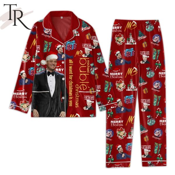 Michael Buble All I Want For Christmas Is You Pajamas Set