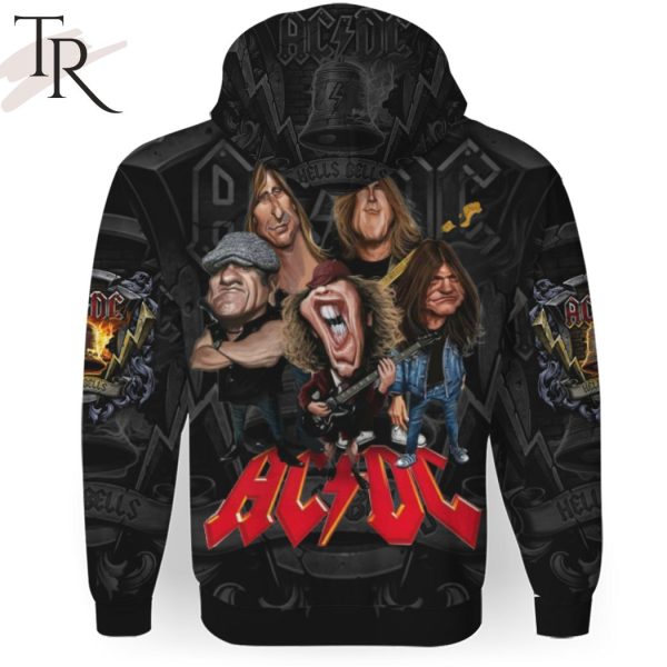ACDC Hells Bells I Got My Bell Gonna Take You To Hell 3D Unisex Hoodie