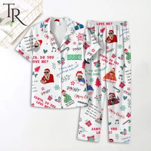 Drake Santa Do You Love Me Merry Christmas Pajamas Set