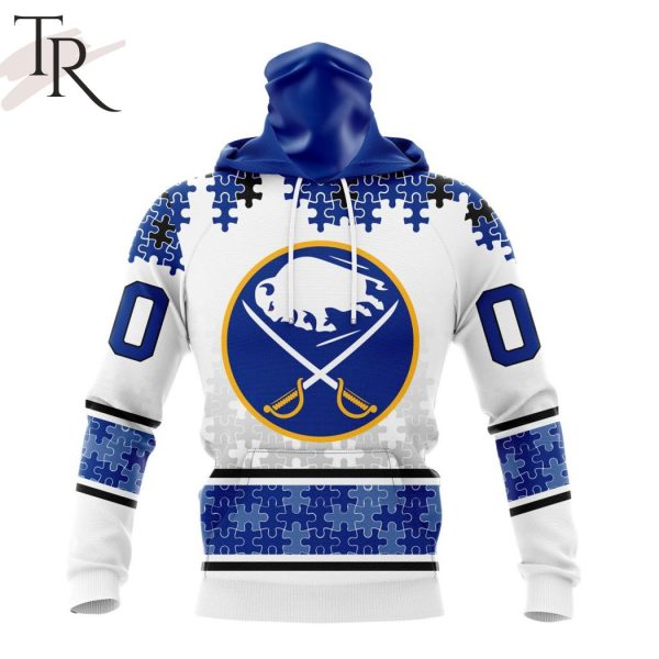 NHL Buffalo Sabres Special Autism Awareness Design With Home Jersey Style Hoodie