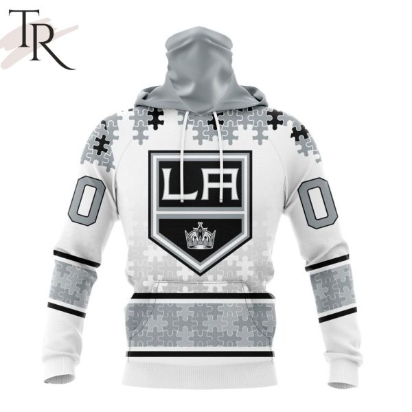 NHL Los Angeles Kings Special Autism Awareness Design With Home Jersey Style Hoodie