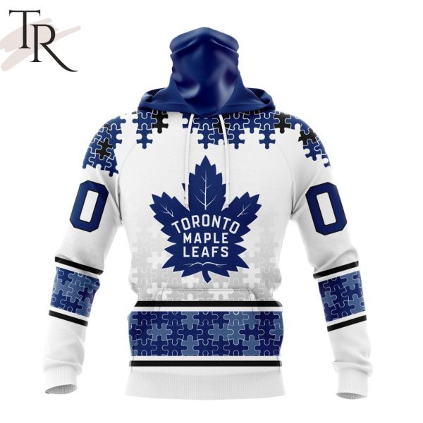 NHL Toronto Maple Leafs Special Autism Awareness Design With Home Jersey Style Hoodie