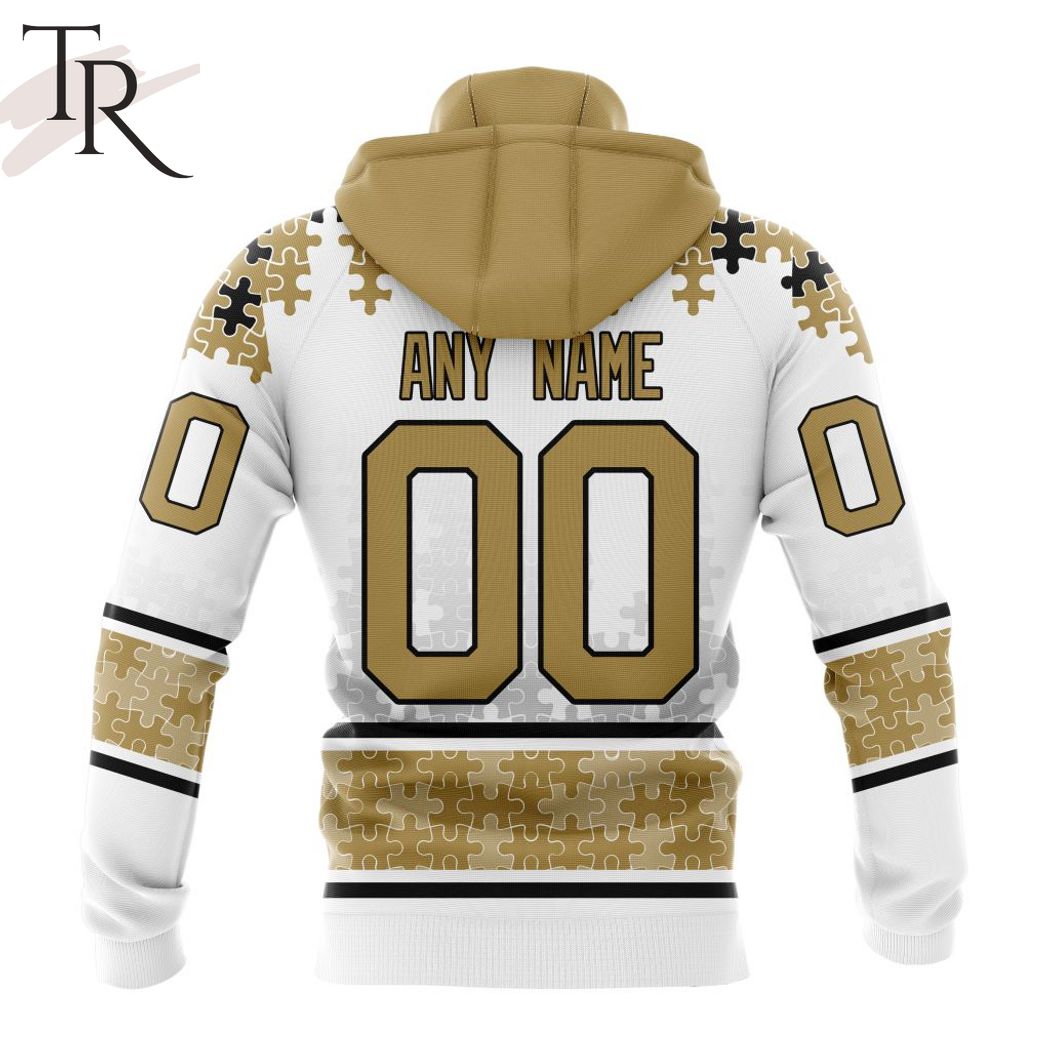 NHL Vegas Golden Knights Special Autism Awareness Design With Home Jersey Style Hoodie