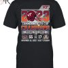 November 24, 2023 Chancellor’s Spurs Champions Texas Longhorns 57 – 07 Texas Tech Red Raiders Darrell K Royal Texas Memorial Stadium T-Shirt
