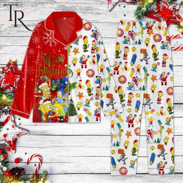 Merry Christmas The Simpsons Pajamas Set