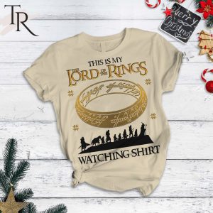 This Is My The Lord Of The Rings Watching Shirt Pajamas Set
